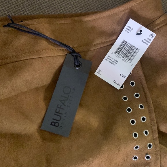 NWT Buffalo Charley skirt Suede Faux - Picture 3 of 4